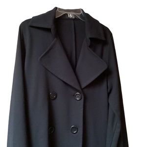 Sandra & Andre ladies black coat, size 1X
